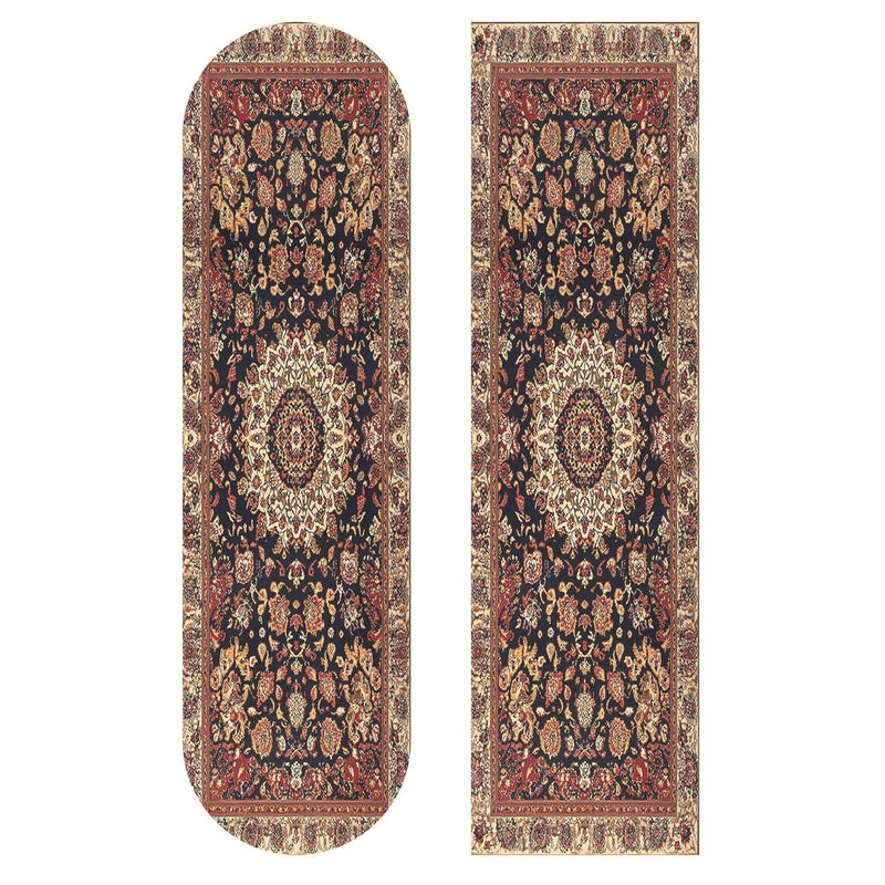 aportt Vintage Brown Rug Grip Tape Dark Brown Retro Carpet Western Aesthetic Skateboard Grip Tape 33x9 inch Non-Slip Sandpaper Tape, Grip Tapes for Skateboard Longboard Roller Board Stair Treads - Image 1
